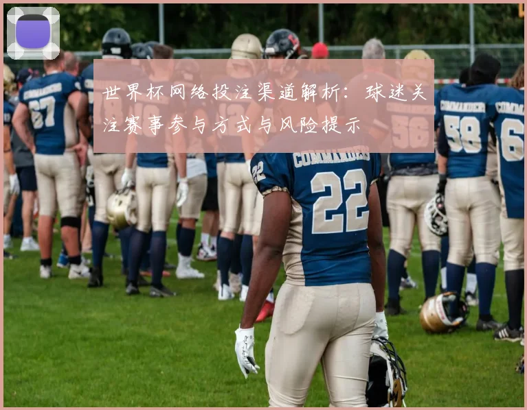 世界杯网络投注渠道解析:球迷关注赛事参与方式与风险提示